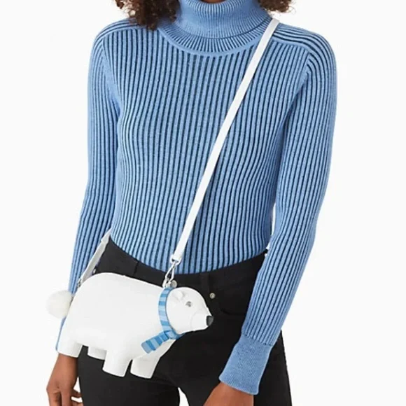 Kate Spade Arctic Friends Polar Bear Crossbody - Picture 10 of 11